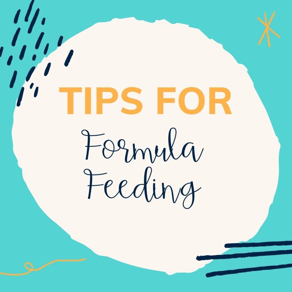tips for formula feeding