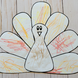 Thanksgiving Turkey Craft for Toddlers