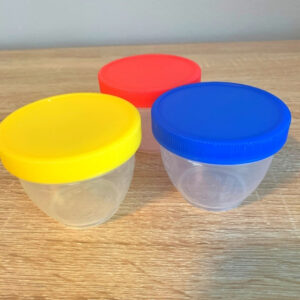 homemade puree storage containers