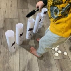 winter snowman activity for toddlers