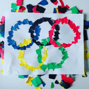 Olympic Rings Craft for Preschool